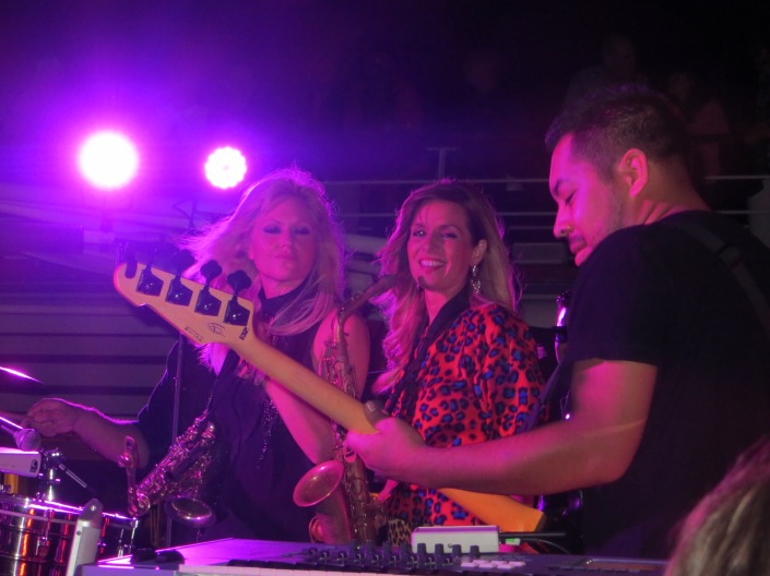 Mindi Abair and Candy Dulfer onstage!